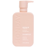 MONDAY HAIRCARE Repair Shampoo 12oz for Dry to Damaged Hair, Made with Keratin, Coconut Oil, Shea Bu