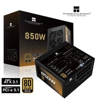 ThermalRight 利民 KG850 850W 80Plus Gold 金牌 全模組 火牛 (黑色）