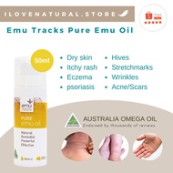 Emu Tracks Pure Emu Oil 50ml from Australia. Relieve &amp; Moisturise Eczema, Dry Itchy Skin &amp; Other Skin Problem.