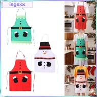 [isgsxx] Christmas Apron Novelty Bib Apron for Club Celebration Festival Family Gathering
