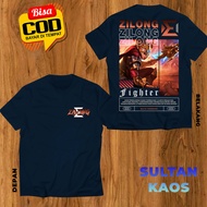 SULTAN KAOS DEWASA DAN ANAK MOBILE LEGEND ZILONG ELITE WARRIOR BAJU ML ZILONG FIGHTERS TSHIRT MLBB B