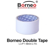 Double Tape Core biru 48MMx7M Borneo - Double Tape 2 Inch Borneo - Double Tape Borneo