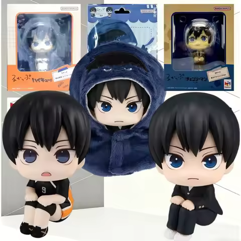 MegaHouse Look Up Haikyuu Kagaras Bird Poncho Accessory Soft Polyester Dark Blue Hooded Cloak Specia