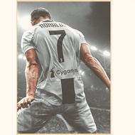 CR7 Football Star Ronaldo POSTER Retro Poster Home Bar Cafe Art Wall Sticker Collection Picture Wall