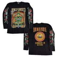 GUNS N ROSES rock band print personality plus size 100% cotton vintage street trend men's and women'