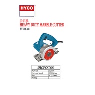 Hyco HY4100-MC 1200W Marble Cutter