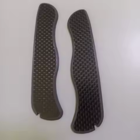 1 Pair Custom Made 3K Carbon Fibre Handle Scale Replacement for 111mm Victorinox Swiss Army Knife