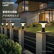 Solar Pillar Light Villa Gate Pillar Light Outdoor Garden Light Fence Light Outdoor Waterproof Pilla
