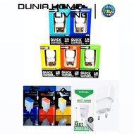 DHL WHOLESALE TC TRAVEL CHARGER CHARGER/ QUICK SMART VA03 BRANDED 3.1A AND 3.5A USB + MICRO USB DATA