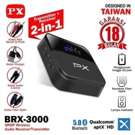 Px Brx-3000 Bluetooth Transmitter 5.0 Hd Stereo Audio Receiver