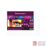 Renaissance กระดาษ กระดาษวาดเขียน A3 200G 50 แผ่น จำนวน 1 ห่อ
