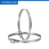 2Pcs 6inch Stainless Steel Hose Clamp Clip for Inline Ducted Fan Fresh Air Exhaust Ventilation System Accessories