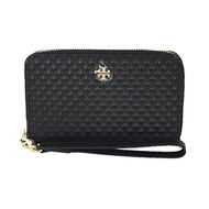 Tory Burch Marion Leather iPhone 8 / 7 / 6 Wristlet Wallet, Black