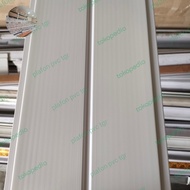Plafon PVC putih doff lebar 20cm