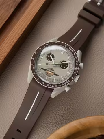 Omega Strap Moonswatch Rubber Watch 20mm Curved End Interface For Moonswatch Rubber Watch Strap For 