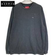 Supreme 25FW Black Small Box L/S Tee (Small Box Logo Long Sleeve Cut-and-Sew) Size M [Used]