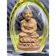 Excellent Loop Lor LP Thuad With Kring 龙婆托 小金身摇 I TZE LP Kaew Wat Hui Ngor BE2558