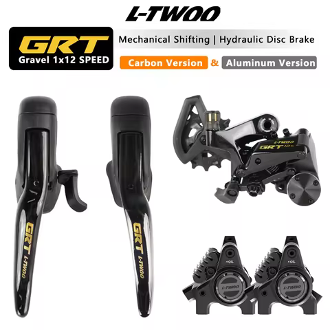 LTWOO GRT Disc 1x12s Gravel Hydraulic Disc Brake Groupset Carbon Fibre and Aluminum Alloy Two Versio