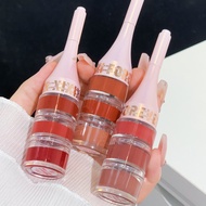 สินค้าพร้อมส่ง Xixi ลิปสติก ลิปกลอส เนื้อแมตต์กํามะหยี่ 3 สี กันน้ํา ให้ความชุ่มชื้น เรียบเนียน NO.D