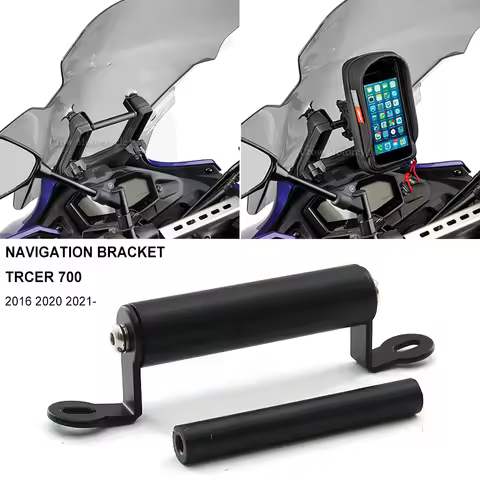 For YAMAHA Tracer 700 Tracer 7 GT Motorcycle Accessories GPS Navigation Plate Bracket Windshield Sta