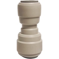 MALIDA Push to Connect Fitting Straight Union Quick Connector, 1/2” to 3/8” O.D. tube water line Fit