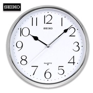 Velashop นาฬิกาแขวนผนังไซโก้ SEIKO ขนาด 11.5 นิ้ว สีเงิน รุ่น QXA001S, QXA001 รับประกันศูนย์ 1 ปี