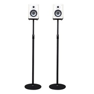 ขาตั้งลำโพงเซอร์ราวปรับระดับสูง78-145cm ฐานกลมเหล็กหล่อ ถาดบนแบบหนีบ 13-21.5cm 1คู่ ใช้กับ Samsung