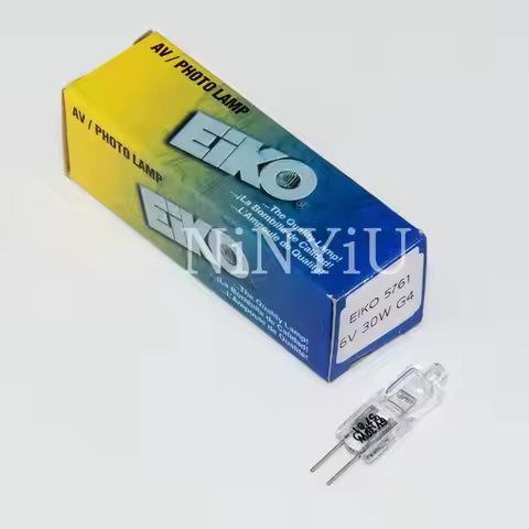 2PCS EIKO 5761 6V 30W G4 Halogen Lamp OLYMPUS 6V30W CX31 CX41 CKX31 CKX41 IX53 IX51 BX40 BX41 BX43 B