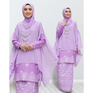 [Baju Kurung Moden] KURUNG QUEEN + CAPE (LILAC)
