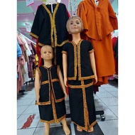 BAJU TRADISIONAL SABAH KANAK-KANAK/Borneo motif/ kadazan/ dusun  baju etnik sabah/modern