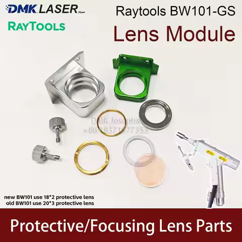 Raytools BW101-GS Laser Welding Head Protective Windows Module 18*2/20*3 Sealing Pressing Ring D20F1
