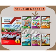 T1. Buku LKS Fokus SD Kelas 1 Genap Kurikulum Merdeka