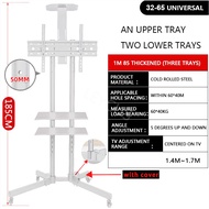 Leycus ขาตั้งทีวี 32นิ้ว TV Stand ทีวีเคลื่อนที่ ขาตั้งทีวีล้อเลื่อน เหมาะสำหรับ ขายึดโทรทัศน์ ขาตั้งทีวีเคลื่อนที่ (รองรับจอขนาด 32-65 นิ้ว)