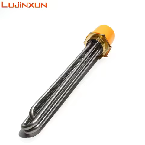 Lujinxun DN32 1 1/4" 1.25" Electric Heating Elements Replacement 220V/380V 3KW4.5KW6KW9KW12KW BSP Th