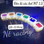 Đèn led bi cầu mini 1.5inch 60W Mt Racing chống chói cho moto xe máy