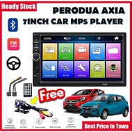 Perodua Axia Car MP5 Player 7018B 7 Inch TFT Screen Double 2 DIN Car FM Stereo Radio Player Kereta P