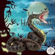 GS Halloween Realistic Snake Toy Giant Python Reptile Motion Simulation Animal Model Delicate Gift f