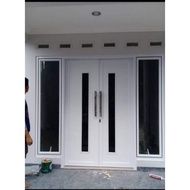 Pesanan Pintu Utama ACP  Jendela Kanan Kiri Aluminium