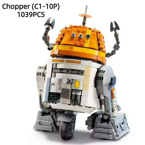 1039PCS FIT 75416 C1-10P Chopper Robot Building Blocks Sets Model Assembly Bricks Toys For Kids Adul
