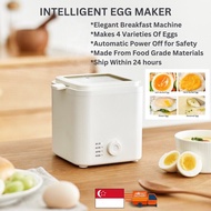 [SG] Intelligent Egg Maker | Elegant Breakfast Machine | Egg Steamer | Half Boiled | Hard Boiled | Onsen | Steamed