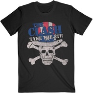 The Clash Take The 5th Print Cotton T-Shirt Political Punk Streetwear Unisex Crew Neck Short