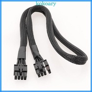 KOK 8Pin to 6+2 Pin Adapter Cable PCIe 8Pin to PCIe 8Pin Graphics Card Power Cable