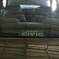 STIKER KACA BELAKANG GRAND CIVIC HONDA JDM MUGEN LX ORACAL