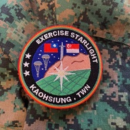 EXERCISE STARLIGHT ARMY MORALE PATCH VELCRO SAF