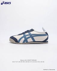 เอสิคส์ Asics Onitsuka Tiger Mexico 66® Classic Canvas Sneakers รองเท้าวิ่ง รองเท้าฟิตเนส รองเท้าเทนนิส รองเท้าวิ่งเทรล รองเท้าผ้าใบสีขาว