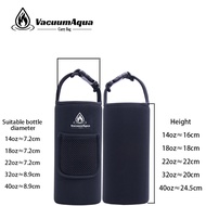 Vacuum Aqua 14oz 18oz 22oz 32oz 40oz Flask Bag With Shouder Strap And Side Pouch Water Bottle Bag