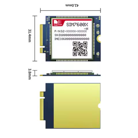 SIMCOM SIM7600e-H-M2 SIM7600SA-H-M2 SIM7600G-H-M2 SIM7600A-H-M2 SIM7600NA-H-M2 SIM7600V-H-M2 LTE 4G 