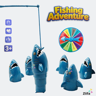 釣魚大作戰全套玩具｜最新鯊魚款｜釣魚大師伸縮魚玩具｜親子家庭益智｜互動遊戲｜1111-28