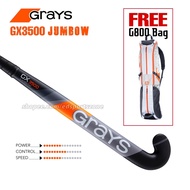 Grays GX3500 Jumbow Composite Carbon Hockey Stick - Kayu Hoki Carbon Fibreglass