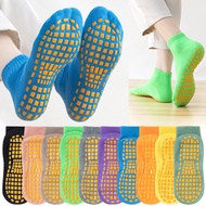 Kids Adults Anti-Slip Floor Socks Parent-Child Trampoline Cotton Breathable Socks Elasticity Sports Outside Children
